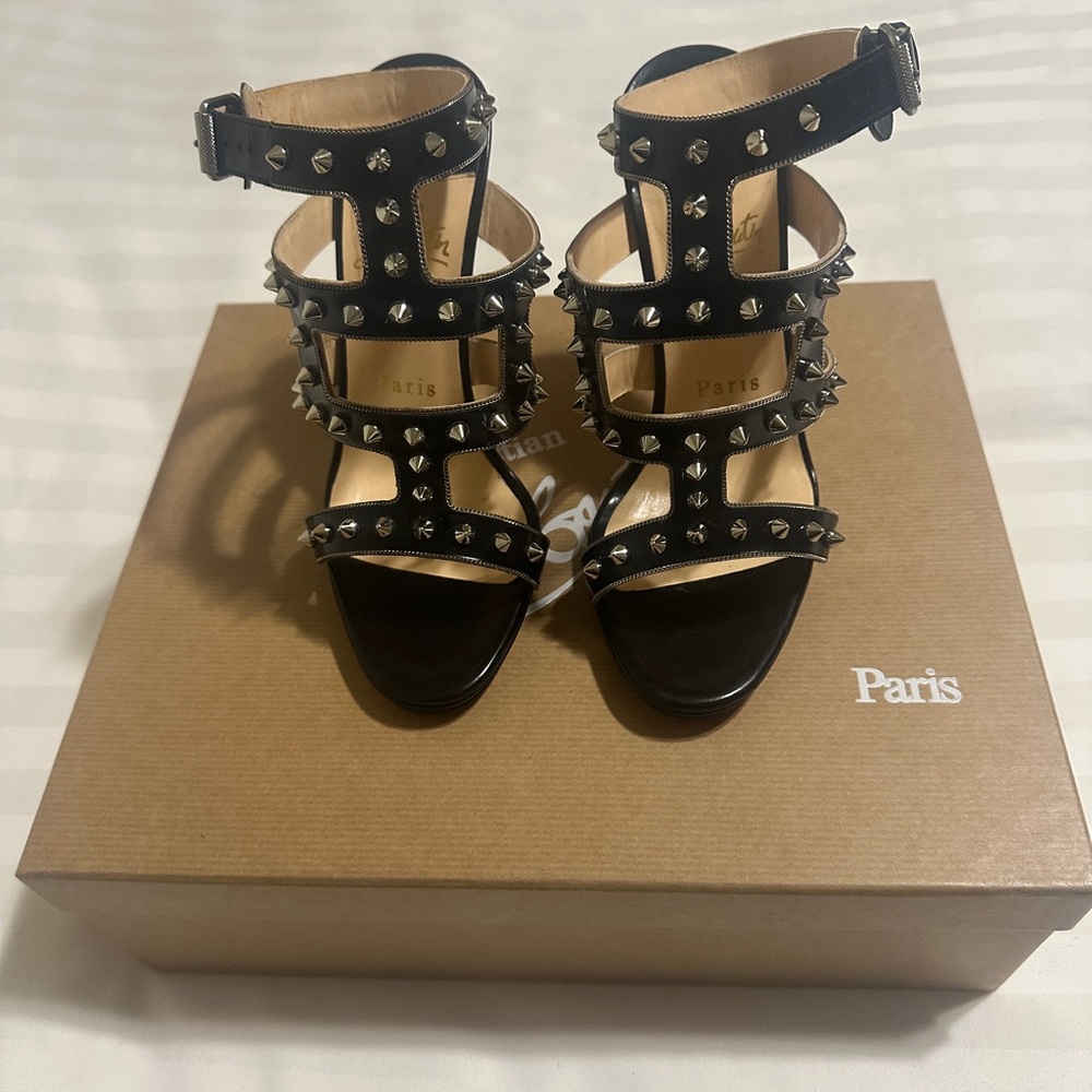 Christian Louboutin Bombina Spikes Sandals